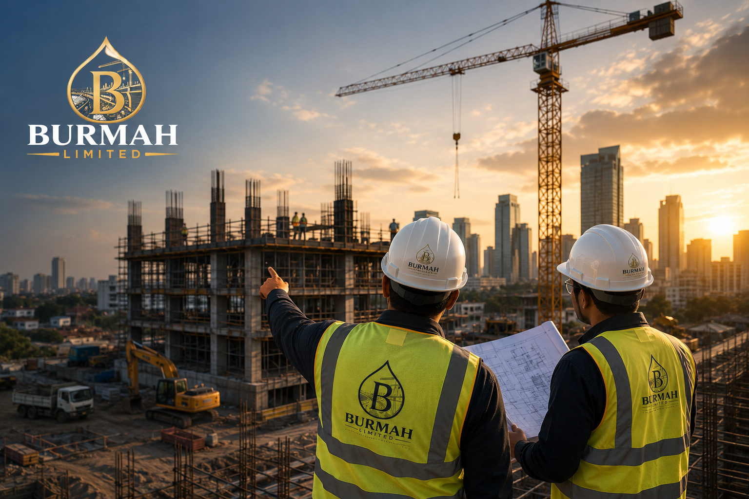 Burmah Limited international construction and engineering project