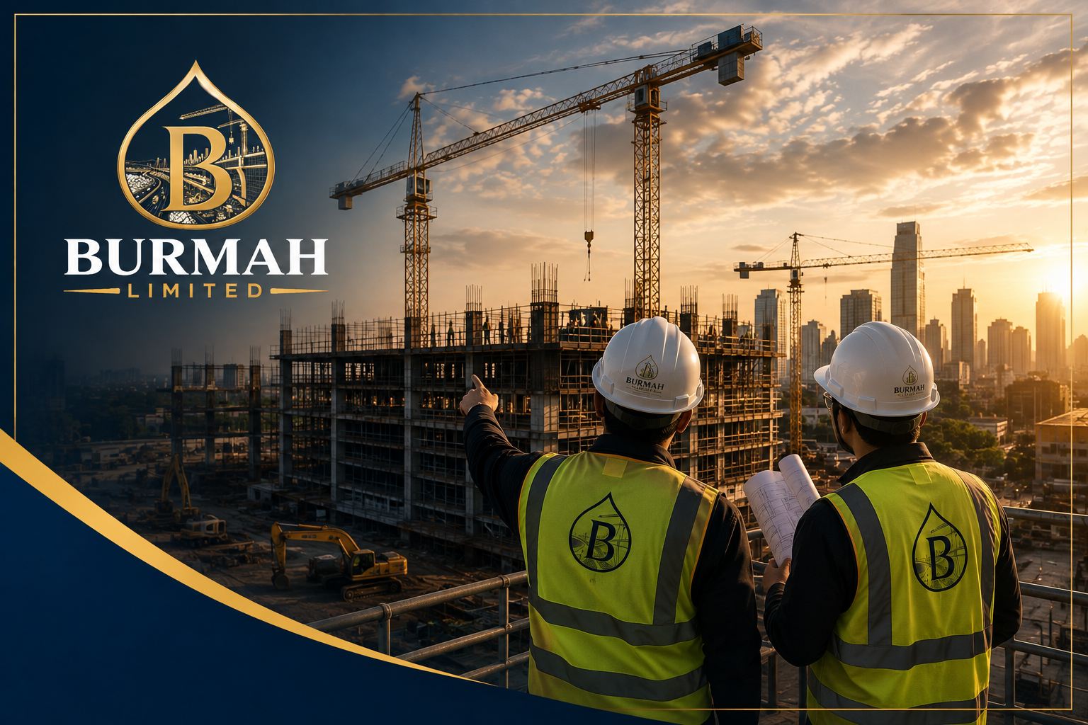 Burmah Limited engineering and construction team